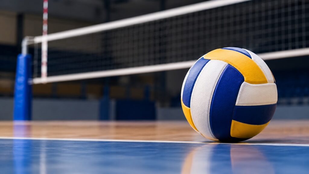 Volleyball op de indoor court